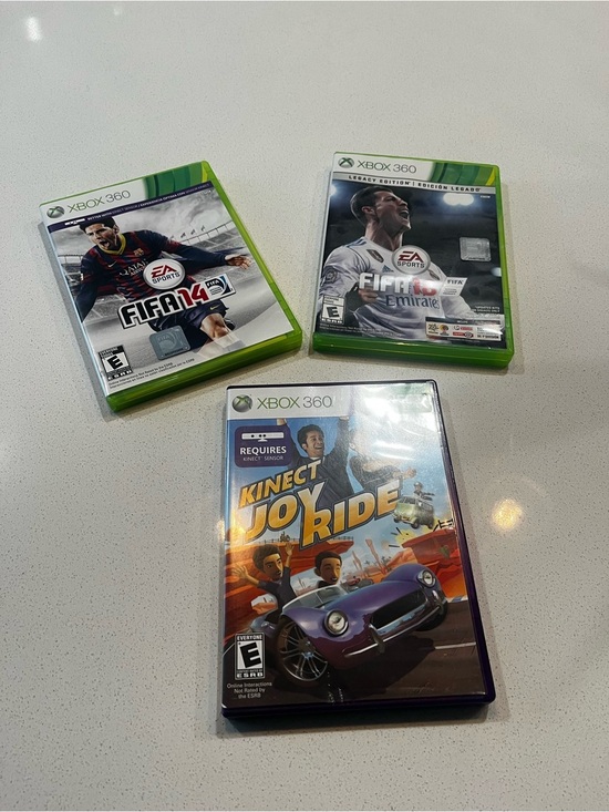 Xbox Other - Xbox 360 Game Bundle – FIFA 14, FIFA 16 Legacy Edition & Kinect Joy Ride
